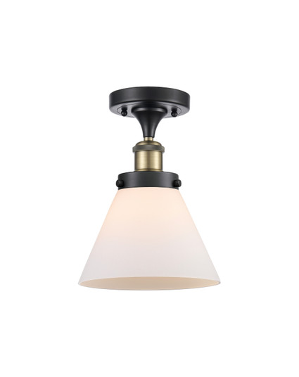Ballston Urban One Light Semi-Flush Mount in Black Antique Brass (405|916-1C-BAB-G41)