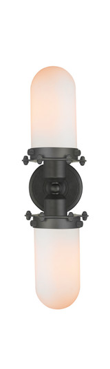 Austere Two Light Bath Vanity in Matte Black (405|900-2W-BK-CE231-BK-W)