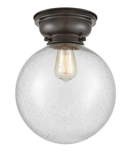 Franklin Restoration One Light Flush Mount in Oil Rubbed Bronze (405|623-1F-OB-G204-10)