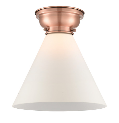 Franklin Restoration LED Flush Mount in Antique Copper (405|623-1F-AC-G41-L-LED)