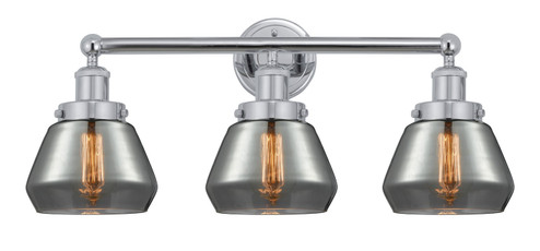 Edison Three Light Bath Vanity in Polished Chrome (405|616-3W-PC-G173)