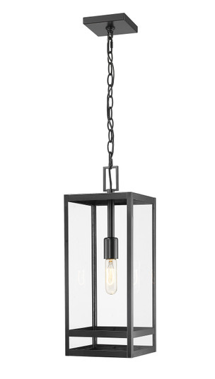 Nuri One Light Outdoor Chain Mount Ceiling Fixture in Black (224|596CHB-BK)