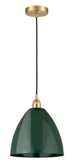 Edison One Light Mini Pendant in Satin Gold (405|616-1P-SG-MBD-12-GR)