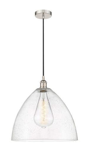 Edison One Light Pendant in Polished Nickel (405|616-1P-PN-GBD-164)