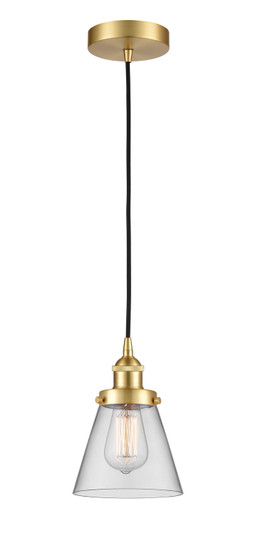 Edison LED Mini Pendant in Satin Gold (405|616-1PH-SG-G62-LED)