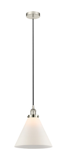 Edison LED Pendant in Polished Nickel (405|616-1PH-PN-G41-L-LED)