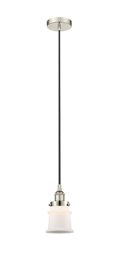 Edison LED Mini Pendant in Polished Nickel (405|616-1PH-PN-G181S-LED)