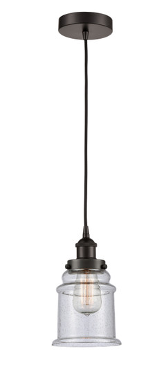 Edison LED Mini Pendant in Oil Rubbed Bronze (405|616-1PH-OB-G184-LED)