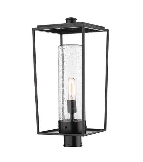 Sheridan One Light Outdoor Post Mount Fixture in Black (224|594PHBR-BK)