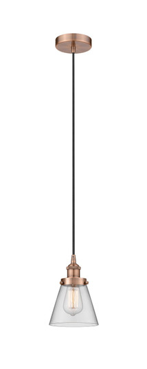 Edison One Light Mini Pendant in Antique Copper (405|616-1PH-AC-G62)