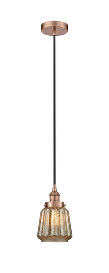 Edison One Light Mini Pendant in Antique Copper (405|616-1PH-AC-G146)
