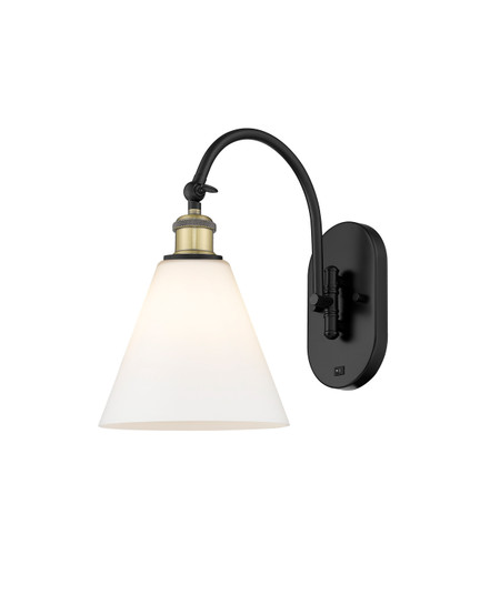 Ballston One Light Wall Sconce in Black Antique Brass (405|518-1W-BAB-GBC-81)