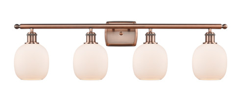 Ballston LED Bath Vanity in Antique Copper (405|516-4W-AC-G101-LED)