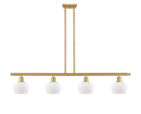 Ballston LED Island Pendant in Satin Gold (405|516-4I-SG-G91-LED)
