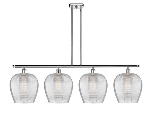 Ballston LED Island Pendant in Satin Gold (405|516-4I-SG-G461-12-LED)