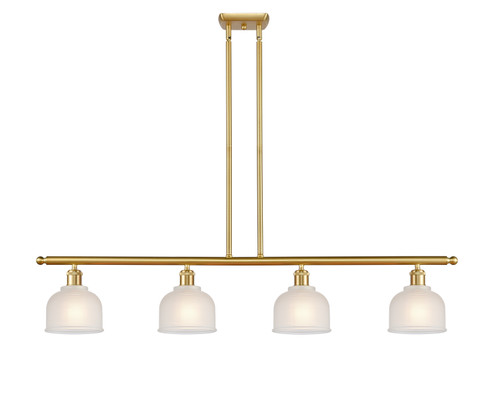 Ballston LED Island Pendant in Satin Gold (405|516-4I-SG-G411-LED)