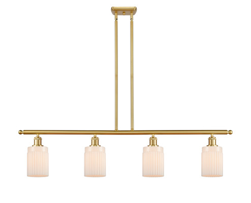 Ballston Four Light Island Pendant in Satin Gold (405|516-4I-SG-G341)