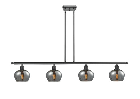 Ballston Four Light Island Pendant in Matte Black (405|516-4I-BK-G93)