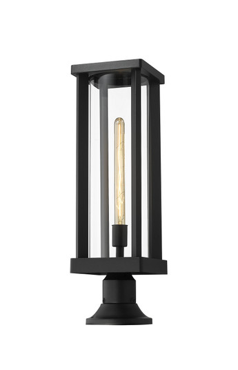 Glenwood One Light Outdoor Pier Mounted Fixture in Black (224|586PHBR-553PM-BK)