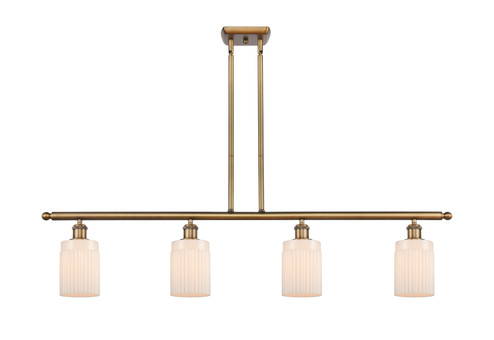 Ballston LED Island Pendant in Brushed Brass (405|516-4I-BB-G341-LED)