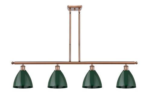 Ballston Four Light Island Pendant in Antique Copper (405|516-4I-AC-MBD-75-GR)