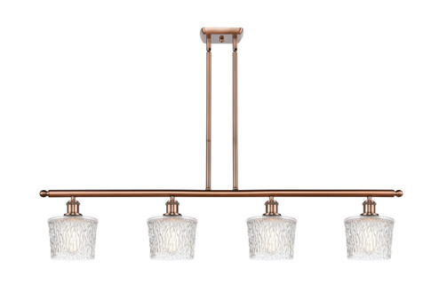 Ballston Four Light Island Pendant in Antique Copper (405|516-4I-AC-G402)