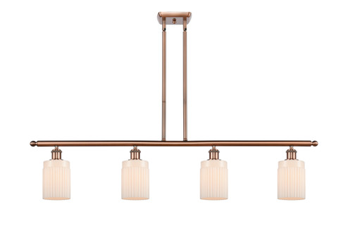 Ballston Four Light Island Pendant in Antique Copper (405|516-4I-AC-G341)