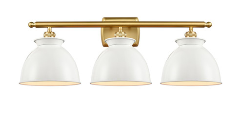 Ballston Three Light Bath Vanity in Satin Gold (405|516-3W-SG-M14-W)