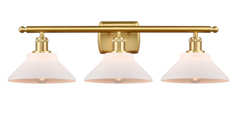 Ballston Three Light Bath Vanity in Satin Gold (405|516-3W-SG-G131)