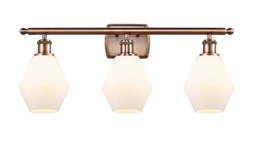 Ballston LED Bath Vanity in Antique Copper (405|516-3W-AC-G651-6-LED)
