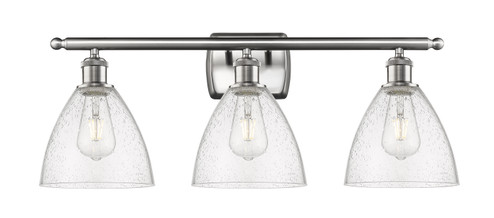 Ballston LED Bath Vanity in Antique Brass (405|516-3W-AB-GBD-751-LED)