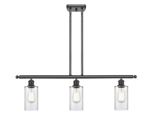 Ballston Three Light Island Pendant in Matte Black (405|516-3I-BK-G802)