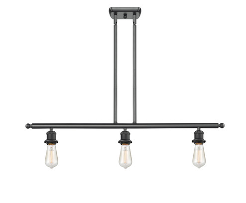 Ballston Three Light Island Pendant in Matte Black (405|516-3I-BK) Ballston Three Light Island Pendant in Matte Black (405|516-3I-BK)
