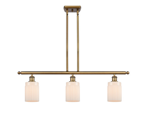 Ballston Three Light Island Pendant in Brushed Brass (405|516-3I-BB-G341)