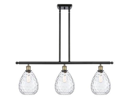 Ballston Three Light Island Pendant in Black Antique Brass (405|516-3I-BAB-G372)