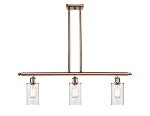 Ballston Three Light Island Pendant in Antique Copper (405|516-3I-AC-G802)