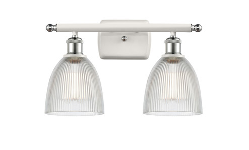 Ballston LED Bath Vanity in White Polished Chrome (405|516-2W-WPC-G382-LED)
