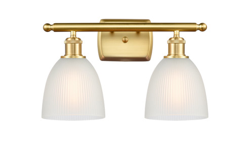 Ballston LED Bath Vanity in Satin Gold (405|516-2W-SG-G381-LED)