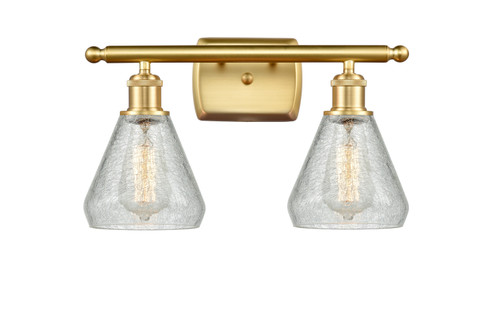 Ballston LED Bath Vanity in Satin Gold (405|516-2W-SG-G275-LED)