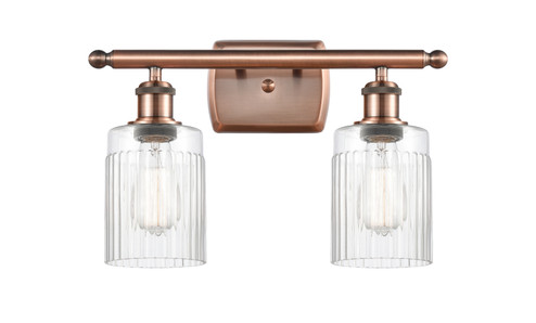 Ballston LED Bath Vanity in Antique Copper (405|516-2W-AC-G342-LED)