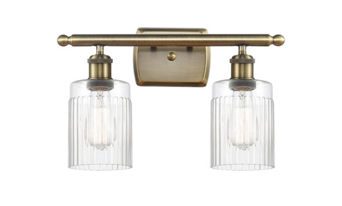 Ballston LED Bath Vanity in Antique Brass (405|516-2W-AB-G342-LED)