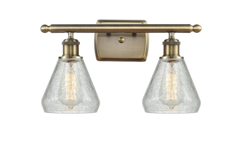 Ballston LED Bath Vanity in Antique Brass (405|516-2W-AB-G275-LED)