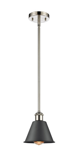 Ballston One Light Mini Pendant in Polished Nickel (405|516-1S-PN-M8)