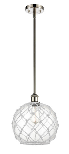 Ballston One Light Mini Pendant in Polished Nickel (405|516-1S-PN-G122-10RW)