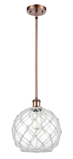 Ballston One Light Mini Pendant in Antique Copper (405|516-1S-AC-G122-10RW)