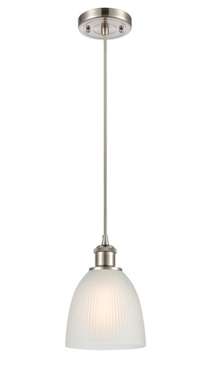 Ballston LED Mini Pendant in Brushed Satin Nickel (405|516-1P-SN-G381-LED)