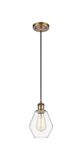 Ballston LED Mini Pendant in Brushed Brass (405|516-1P-BB-G652-6-LED)