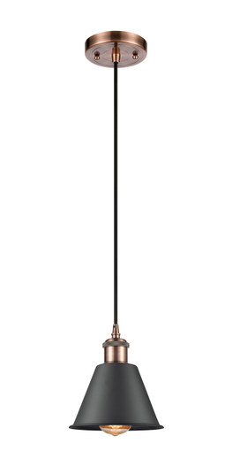 Ballston LED Pendant in Antique Copper (405|516-1P-AC-M8-LED)