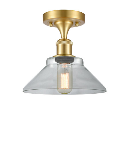 Ballston LED Semi-Flush Mount in Satin Gold (405|516-1C-SG-G132-LED)