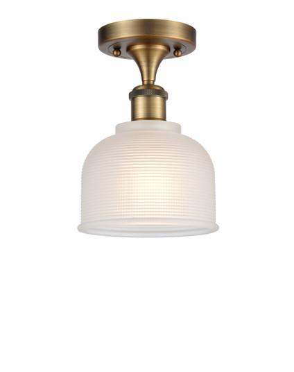 Ballston LED Semi-Flush Mount in Brushed Brass (405|516-1C-BB-G411-LED)